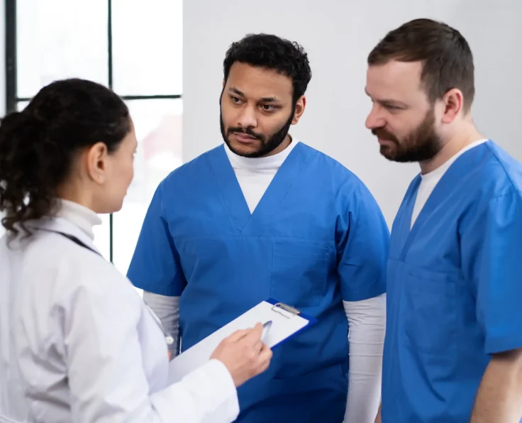 medium-shot-nurses-discussing-with-doctor